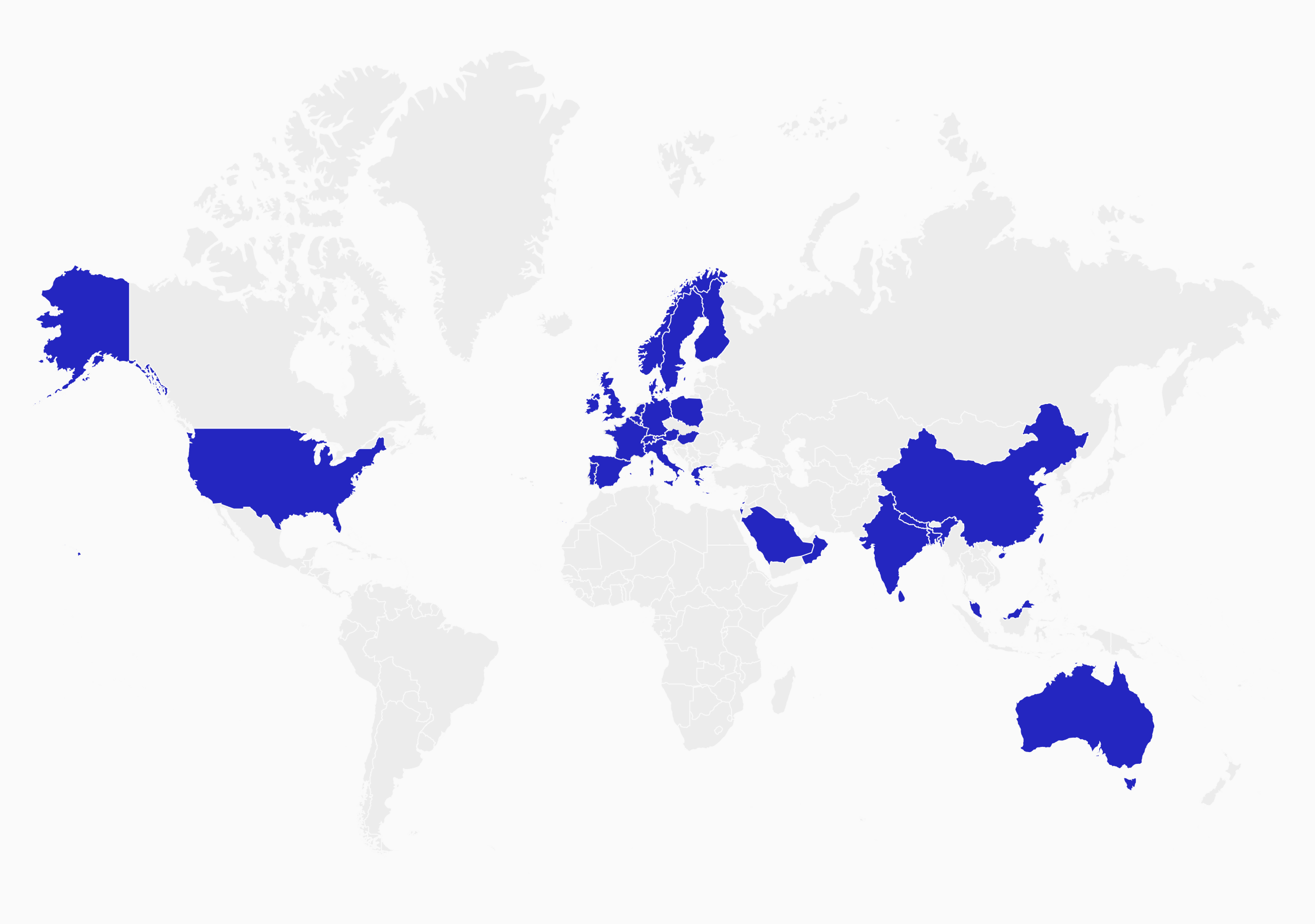 Countries covered by UltimateBox